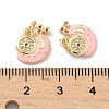 Brass Micro Pave Cubic Zirconia Pendants KK-H537-17G-01-3