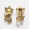 Tibetan Style Pendant Rhinestone Settings TIBE-R184-AG-LF-2