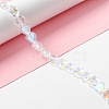 Transparent Glass Beads Strand GLAA-F112-03G-2