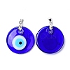 Handmade Evil Eye Lampwork Pendants LAMP-C001-02C-2
