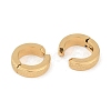 Ion Plating(IP) 304 Stainless Steel Clip-on Earrings EJEW-M001-09G-2