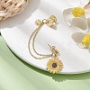 304 Stainless Steel Cuff Earring Chains EJEW-JE05640-03-2