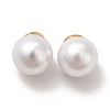 Brass Ear Nuts KK-H442-61G-2