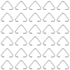 400Pcs 304 Stainless Steel Triangle Rings STAS-SC0006-24-1