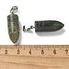 Natural Southern Jade Pointed Pendants G-B127-18P-01-3