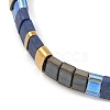 Vintage Ethnic Style Adjustable Glass Tila Beaded Handmade Slider Bracelets for Women ZN9527-4-2