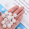 Transparent Crackle Acrylic Beads MACR-S373-66B-N12-5
