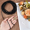 5M Braided Leather Cord with Core WL-BBC0001-01A-02-3