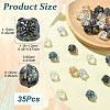 35Pcs 7 Styles Electroplate Glass Beads Sets GLAA-YW0003-97-2