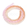 Transparent Painted Glass Beads Strands X-DGLA-A034-T3mm-A20-5