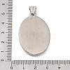 304 Stainless Steel Pendants STAS-S122-07AS-3