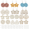 DIY Dangle Earring Making Kits DIY-SC0001-73P-1