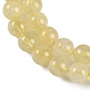 Natural Lemon Quartz(Heated) Beads Strands G-H062-A01-03-4