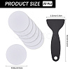 Flat Round PEVA Bathtub Non-Slip Stickers AJEW-CN0003-85A-2