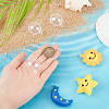 3Pcs 3 Styles Floating Silicone & Plastic Display Decorations AJEW-GF0013-34-3