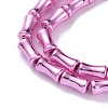 Electroplate Glass Beads Strands EGLA-Q128-13A-3