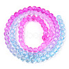 Transparent Glass Beads Strands GLAA-E036-07P-3