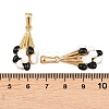 304 Stainless Steel Enamel Pendants STAS-P438-05G-3