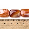 Natural Striped Agate/Banded Agate Beads Strands G-B137-B01-01G-5