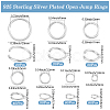 300Pcs 7 Styles Rack Plating Brass Open Jump Rings KK-BBC0027-30S-2
