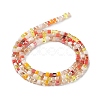Gradient Color Electroplate Glass Bead Strands GLAA-E042-05-B01-3