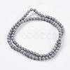 Natural Mashan Jade Beads Strands DJAD-4D-29-2