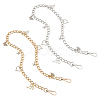 2Pcs Alloy Twisted Chain Bag Strap AJEW-FH00022-1