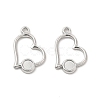 Tarnish Resistant 304 Stainless Steel Pendants STAS-B032-37P-2