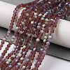 Imitation Jade Glass Beads Strands EGLA-A034-T2mm-MB13-2