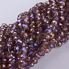 Glass Beads Strands GLAA-F077-2
