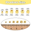 6 Styles Alloy Spacer Beads FIND-CJ0003-50-2