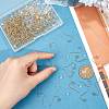 200Pcs 316 Surgical Stainless Steel Earring Hooks STAS-BBC0001-89-3