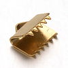 Ion Plating(IP) 304 Stainless Steel Ribbon Crimp Ends STAS-F075-03-2