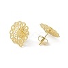 304 Stainless Steel Stud Earrings Finding STAS-C061-06G-2
