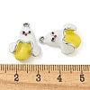 UV Plating Alloy Enamel Pendants FIND-M033-29P-01-3