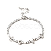 Cubic Zirconia Chain Bracelet BJEW-A132-25P-1