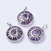 Natural Amethyst Pendants X-G-K234-B13-1