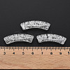 Transparent Crackle Acrylic Beads CACR-S009-001A-NA-5