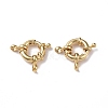 Eco-friendly Brass Spring Ring Clasps KK-D082-02G-D-1