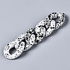 Spray Painted CCB Plastic Linking Rings CCB-Q091-018A-4