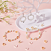 60Pcs 2 Colors Brass Bead Frame KK-SC0004-57-4