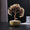 Natural Yellow Quartz Sculpture Display Decorations PW-WGC5352-05-1