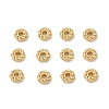 Rack Plating Zinc Alloy Spacer Beads PALLOY-F305-04G-2