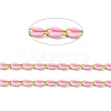 Brass Enamel Curb Chains CHC-C003-13G-05-2