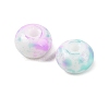Opaque Spray Painted Glass Beads X1-GLAA-G118-01G-2