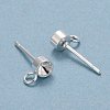 304 Stainless Steel Stud Earring Findings STAS-H410-04S-A-1