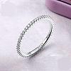 Anti-Tarnish Rhodium Plated 925 Sterling Silver Finger Rings RJEW-FF0008-008P-18mm-4