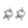 Tarnish Resistant 304 Stainless Steel Spring Ring Clasps STAS-G190-17P-1