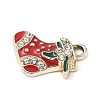 Christmas Themes Alloy Rhinestone Pendants PALLOY-P313-02A-G-2