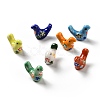 Handmade Printed Porcelain Beads PORC-F005-04-1